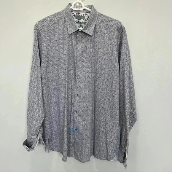 Ted Baker London Mens Size 6 Shirt‎ Button Down Long Sleeve - Picture 1 of 11